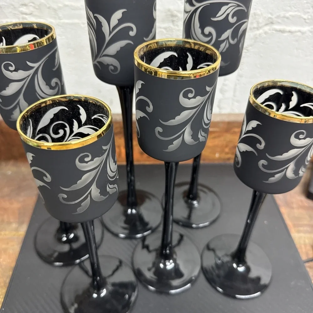 6 Elegant Forbidden Fruits Vine Tealight  set From Germany - Picture 2 of 5